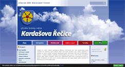 Desktop Screenshot of kardasova-recice.cz